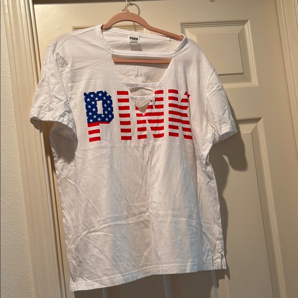 PINK 4th of July Tee